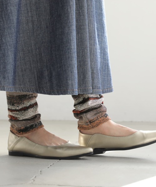 osharewalker（オシャレウォーカー）の「【廃盤】『総柄プリントレギンス』（レギンス/スパッツ・レディース・ブラウン/グレイッシュブルー・1/2）」の22枚目の写真