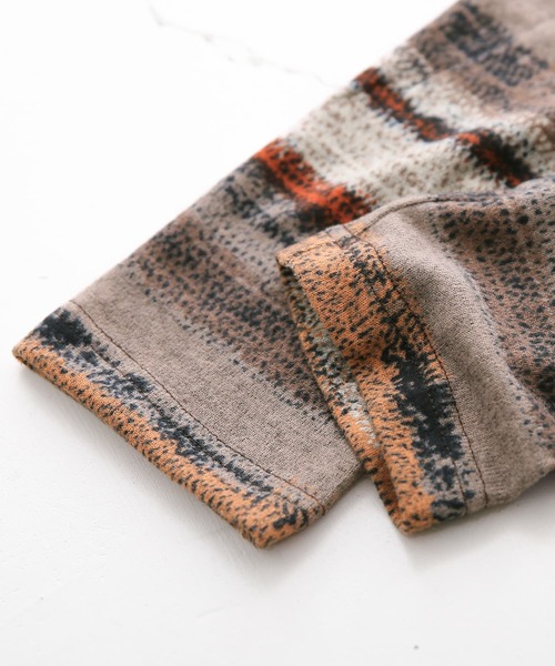 osharewalker（オシャレウォーカー）の「【廃盤】『総柄プリントレギンス』（レギンス/スパッツ・レディース・ブラウン/グレイッシュブルー・1/2）」の9枚目の写真