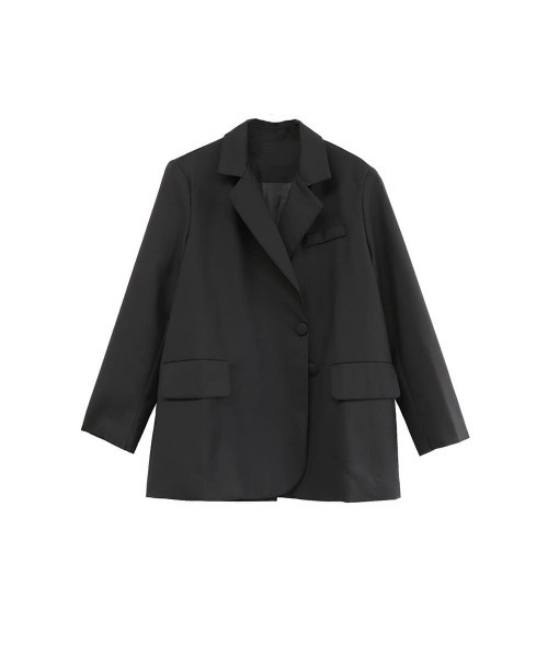 ISOOK（アイスー）の「Design color jacket / デザインカラージャケット（テーラードジャケット・レディース・ブラック/モカ/ミント・FREE）」の15枚目の写真