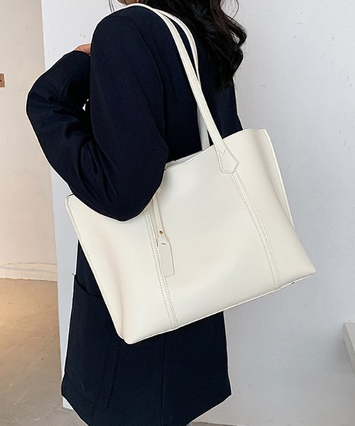 Burner(バーナー)の「【OKUOKU 0909】レザータッチ 軽量A4ショルダー トートバッグ/oku-bag10-33(トートバッグ・レディース・その他2/その他1/その他4/その他3・FREE)」の1枚目の写真