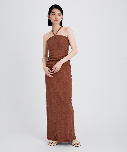 MILLER（ミラー）の「【Miller for ADAM ET ROPE'】別注Cup付Camisole（キャミソール・レディース・ブラック/グリーン/オレンジ・FREE）」の7枚目の写真