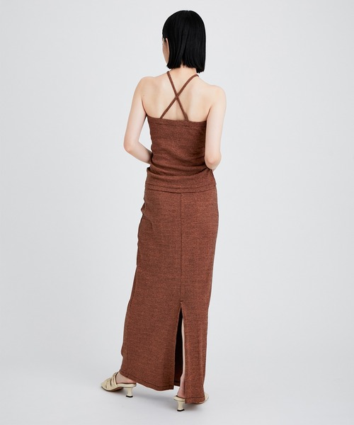 MILLER（ミラー）の「【Miller for ADAM ET ROPE'】別注Cup付Camisole（キャミソール・レディース・ブラック/グリーン/オレンジ・FREE）」の8枚目の写真