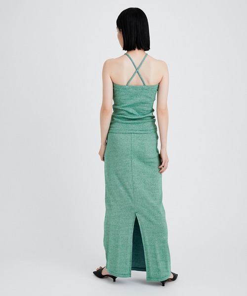 MILLER（ミラー）の「【Miller for ADAM ET ROPE'】別注Cup付Camisole（キャミソール・レディース・ブラック/グリーン/オレンジ・FREE）」の10枚目の写真