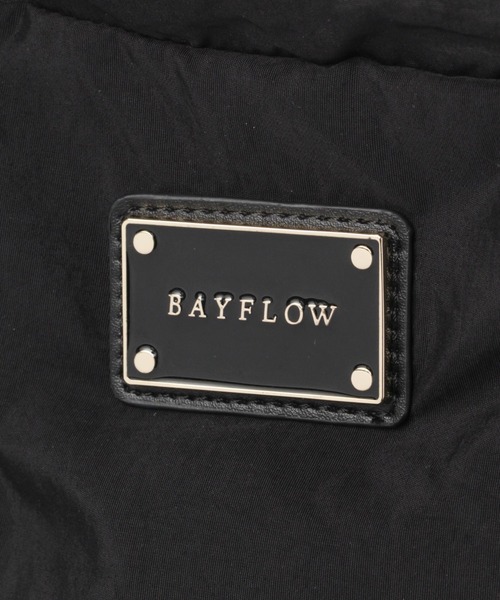 BAYFLOW（ベイフロー）の「[軽量!大容量♪ペットボトルホルダー付き]プレートライトデイパック（バックパック/リュック・レディース・ブラック/グレー・FREE）」の15枚目の写真