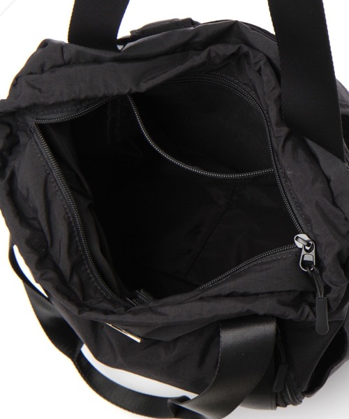 BAYFLOW（ベイフロー）の「[軽量!大容量♪ペットボトルホルダー付き]プレートライトデイパック（バックパック/リュック・レディース・ブラック/グレー・FREE）」の8枚目の写真