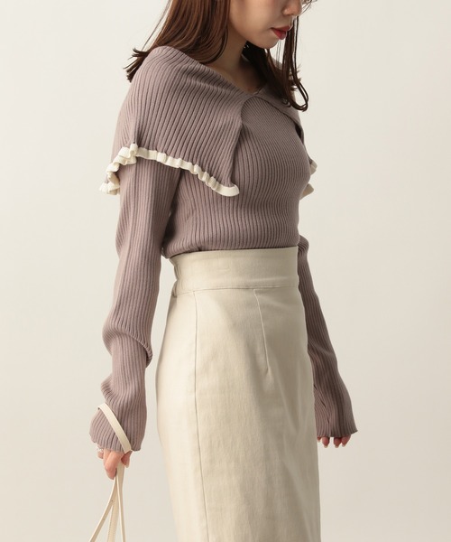 Heather（ヘザー）の「BIG襟ピタニット 271097（ニット/セーター