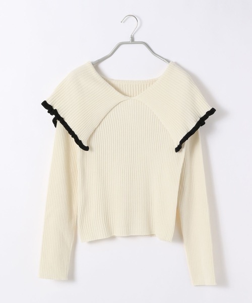 Heather（ヘザー）の「BIG襟ピタニット 271097（ニット/セーター