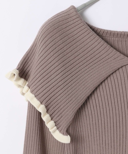 Heather（ヘザー）の「BIG襟ピタニット 271097（ニット/セーター