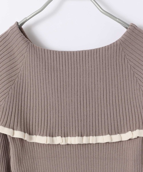 Heather（ヘザー）の「BIG襟ピタニット 271097（ニット/セーター