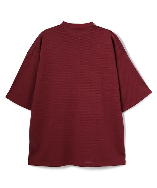 schott(ショット)の「【WEB LIMITED】Schott/ショット/MESH MESH HENRYNECK T-SHIRT/メッシュ ヘンリーTシャツ(Tシャツ/カットソー・メンズ・ブラック/ダークグリーン/その他/バーガンディー・MEDIUM/LARGE/X-LARGE)」の18枚目の写真