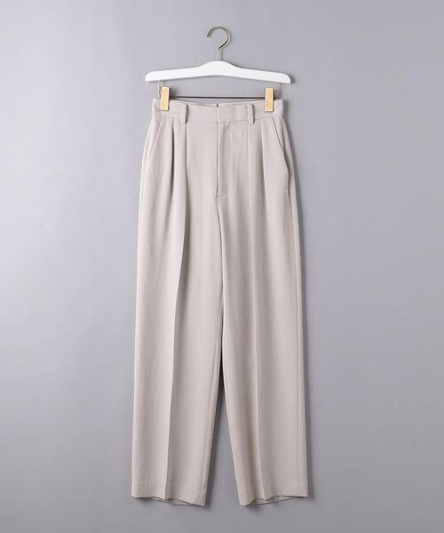 UNITED ARROWS（ユナイテッドアローズ）の「＜UNITED ARROWS＞TA ツイル タック テーパードパンツ W（その他パンツ・レディース・ライトブルー/ブラック/ナチュラル・40/38/36/34）」の19枚目の写真