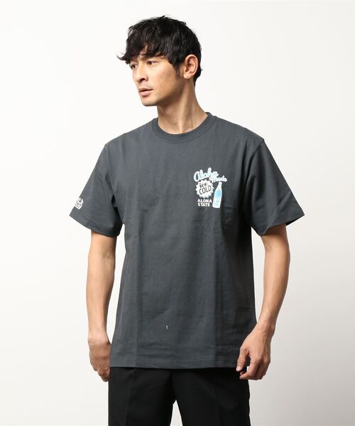 Request（リクエスト）の「【REQUEST】 ALOHA MADE 空紡糸天竺 Tシャツ（Tシャツ/カットソー・メンズ・チャコールグレー/ホワイト系1・2/3）」の2枚目の写真