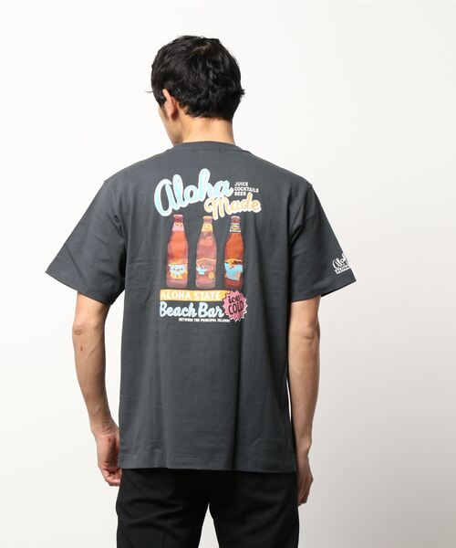 Request（リクエスト）の「【REQUEST】 ALOHA MADE 空紡糸天竺 Tシャツ（Tシャツ/カットソー・メンズ・チャコールグレー/ホワイト系1・2/3）」の5枚目の写真