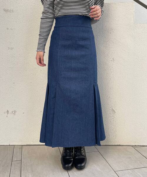 MAJESTIC LEGON（マジェスティックレゴン）の「Ladyプリーツマーメイドスカート（スカート・レディース・ブラック/ネイビー・SMALL/MEDIUM）」の10枚目の写真