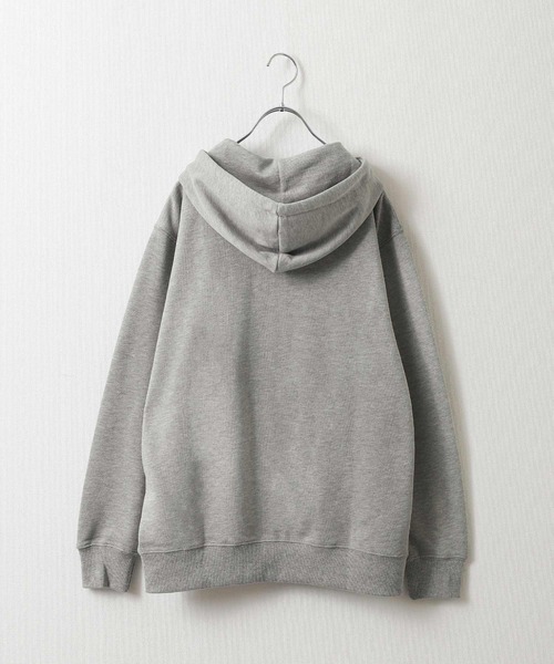 FILA（フィラ）の「【FILA】 裏毛フルジップパーカー（パーカー・レディース・ホワイト/杢グレー/グレイッシュベージュ/ブラック/ネイビー・MEDIUM/X-LARGE/LARGE）」の13枚目の写真