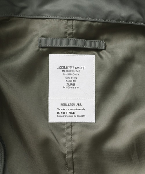 WAIPER.inc 米軍 CWU-36/P フライトジャケット【WP103】 WAIPER.inc ワイパーインク 米軍 CWU-36/P フライトジャケット
