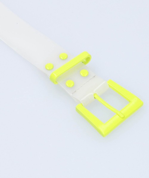 X-girl(エックスガール)の「COLOR EYELET CLEAR BELT(ベルト・レディース・ブラック/クリア・ONE SIZE)」の7枚目の写真