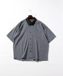 THISIS（ディスイズ）の「ビッグシルエット ポリストレッチ クレリックシャツ レディース（シャツ/ブラウス）」