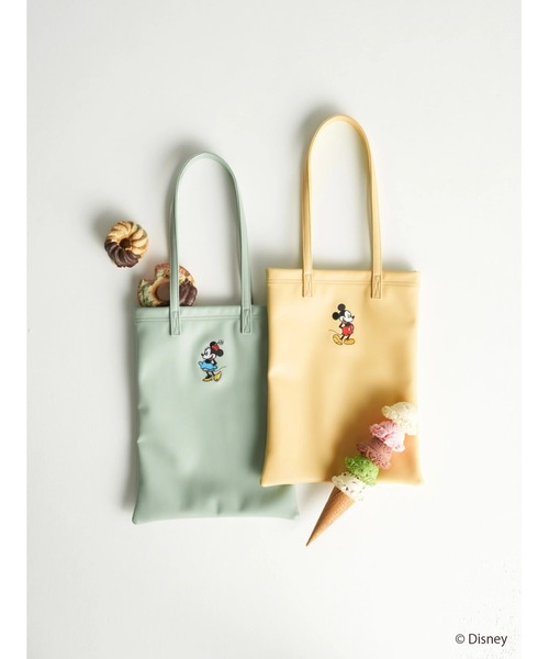 Disney（ディズニー）の「フェイクレザートートバッグ/Disney（トート