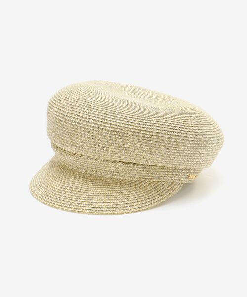 MAJESTIC LEGON（マジェスティックレゴン）の「ペーパーキャスケット（キャスケット・レディース・ブラック/アイボリー・FREE）」の8枚目の写真