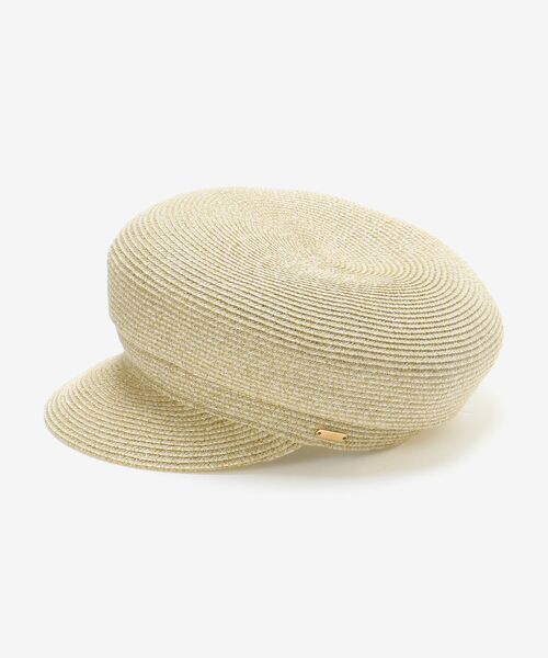 MAJESTIC LEGON（マジェスティックレゴン）の「ペーパーキャスケット（キャスケット・レディース・ブラック/アイボリー・FREE）」の9枚目の写真