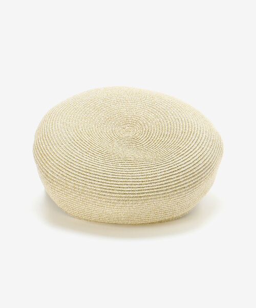 MAJESTIC LEGON（マジェスティックレゴン）の「ペーパーキャスケット（キャスケット・レディース・ブラック/アイボリー・FREE）」の3枚目の写真