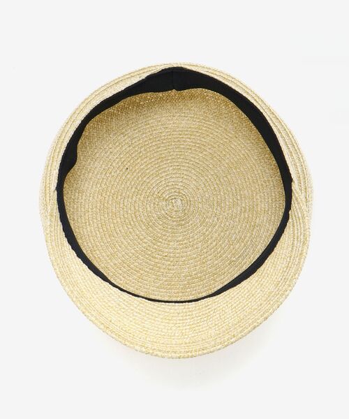 MAJESTIC LEGON（マジェスティックレゴン）の「ペーパーキャスケット（キャスケット・レディース・ブラック/アイボリー・FREE）」の4枚目の写真