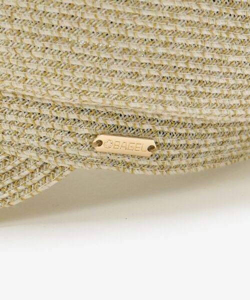 MAJESTIC LEGON（マジェスティックレゴン）の「ペーパーキャスケット（キャスケット・レディース・ブラック/アイボリー・FREE）」の6枚目の写真