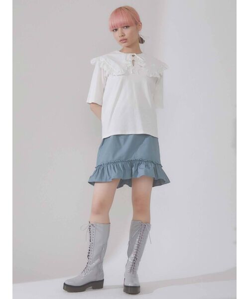 merry jenny（メリージェニー）の「レースアップレインブーツ（ドレスシューズ・レディース・ライトブルー/アイボリー/その他1・MEDIUM/LARGE）」の22枚目の写真