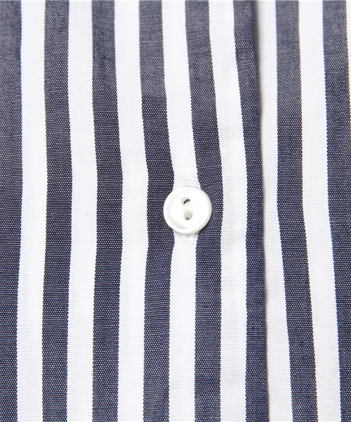 OUTLET（アウトレット）の「【CIAOPANIC TYPY】バックプリーツシャツ（シャツ/ブラウス・レディース・ネイビー/ホワイト・SMALL/MEDIUM）」の8枚目の写真