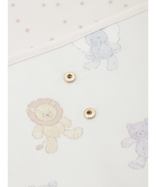 gelato pique(ジェラートピケ)の「【ONLINE限定】ぬいぐるみ柄母子手帳ケースM(母子手帳ケース・レディース・オフホワイト/ピンク・FREE)」の6枚目の写真