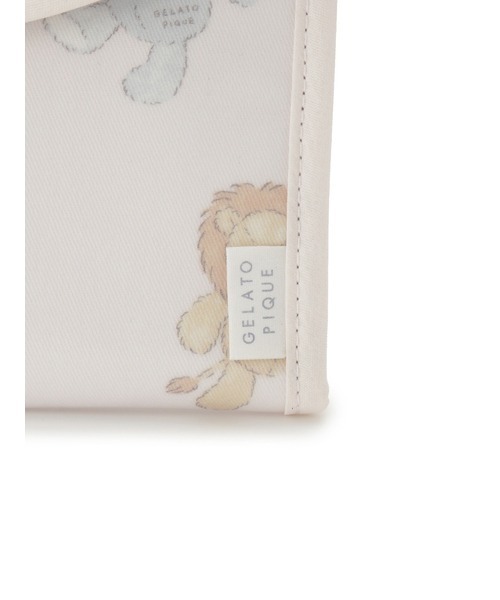 gelato pique(ジェラートピケ)の「【ONLINE限定】ぬいぐるみ柄母子手帳ケースM(母子手帳ケース・レディース・オフホワイト/ピンク・FREE)」の3枚目の写真