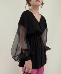 Volume sleeve shirtJacket