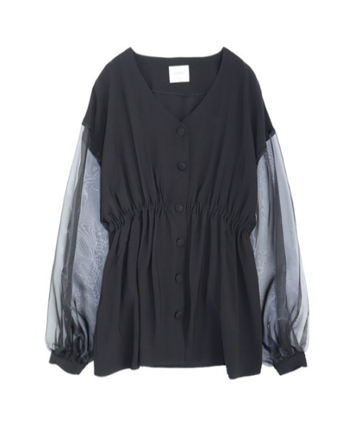 AMAIL(アマイル)の「Volume sleeve shirtJacket(シャツ/ブラウス・レディース・ラベンダー/ブラック/ベージュ・FREE)」の14枚目の写真