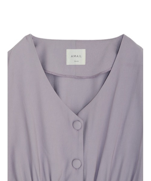 AMAIL(アマイル)の「Volume sleeve shirtJacket(シャツ/ブラウス・レディース・ラベンダー/ブラック/ベージュ・FREE)」の8枚目の写真