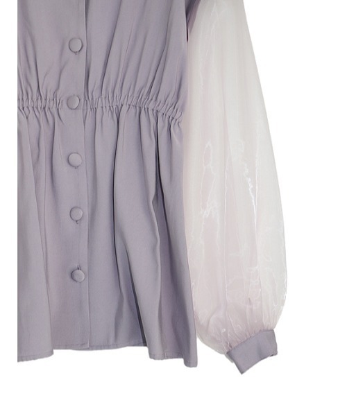 AMAIL(アマイル)の「Volume sleeve shirtJacket(シャツ/ブラウス・レディース・ラベンダー/ブラック/ベージュ・FREE)」の16枚目の写真