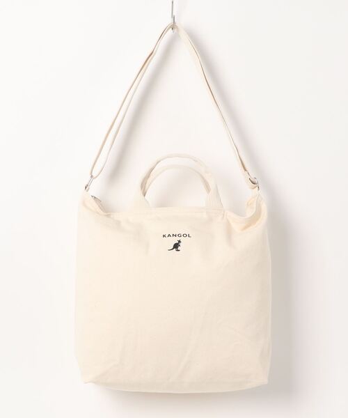 KANGOL（カンゴール）の「【KANGOL】 ショルダー 2WAY バック（ショルダーバッグ・メンズ・ブラック/オフホワイト/ベージュ・FREE）」の10枚目の写真