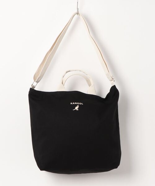 KANGOL（カンゴール）の「【KANGOL】 ショルダー 2WAY バック（ショルダーバッグ・メンズ・ブラック/オフホワイト/ベージュ・FREE）」の9枚目の写真