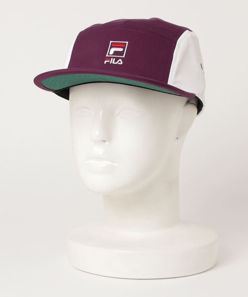FILA（フィラ）の「FILA/フィラ キャップ FLH PE TWILL JET CAP 125113751（キャップ・メンズ・グリーン/パープル・FREE）」の5枚目の写真