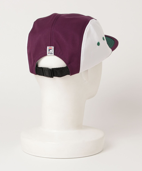 FILA（フィラ）の「FILA/フィラ キャップ FLH PE TWILL JET CAP 125113751（キャップ・メンズ・グリーン/パープル・FREE）」の6枚目の写真