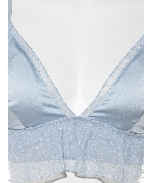 LILY BROWN(リリーブラウン)の「【LILY BROWN Lingerie】ブラレット×ショーツ(チュールレース)(ブラ&ショーツ・レディース・ライトブルー/ブラック/アイボリー・SMALL/MEDIUM)」の20枚目の写真