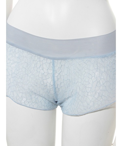 LILY BROWN(リリーブラウン)の「【LILY BROWN Lingerie】ブラレット×ショーツ(チュールレース)(ブラ&ショーツ・レディース・ライトブルー/ブラック/アイボリー・SMALL/MEDIUM)」の22枚目の写真