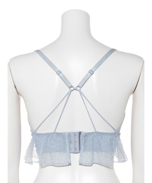 LILY BROWN(リリーブラウン)の「【LILY BROWN Lingerie】ブラレット×ショーツ(チュールレース)(ブラ&ショーツ・レディース・ライトブルー/ブラック/アイボリー・SMALL/MEDIUM)」の11枚目の写真