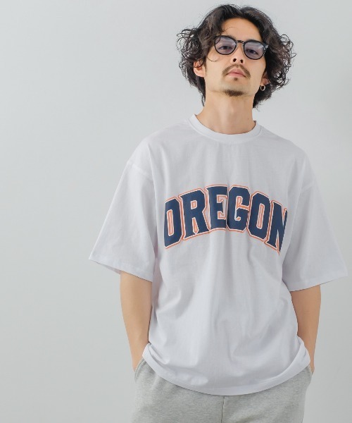 improves(インプローブス)の「発泡カレッジロゴ プリント オーバーサイズ Tシャツ(Tシャツ/カットソー・メンズ・イエロー/アッシュ/ブラック/オフホワイト・LARGE/MEDIUM)」の9枚目の写真