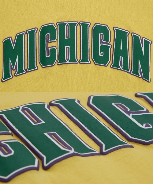 improves(インプローブス)の「発泡カレッジロゴ プリント オーバーサイズ Tシャツ(Tシャツ/カットソー・メンズ・イエロー/アッシュ/ブラック/オフホワイト・LARGE/MEDIUM)」の8枚目の写真