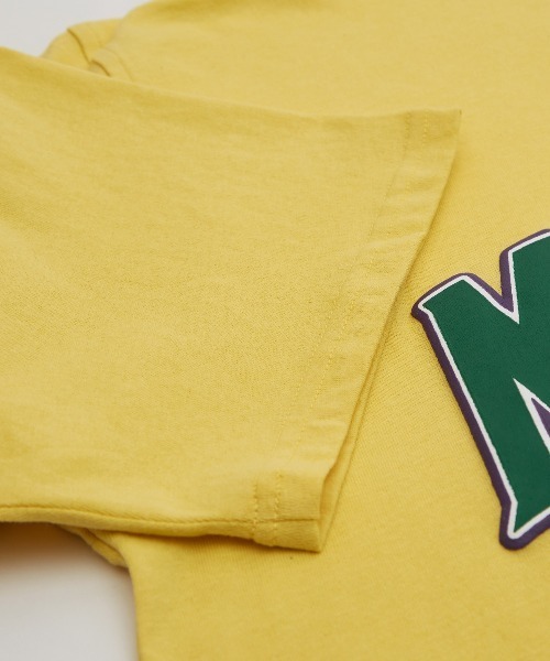 improves(インプローブス)の「発泡カレッジロゴ プリント オーバーサイズ Tシャツ(Tシャツ/カットソー・メンズ・イエロー/アッシュ/ブラック/オフホワイト・LARGE/MEDIUM)」の11枚目の写真
