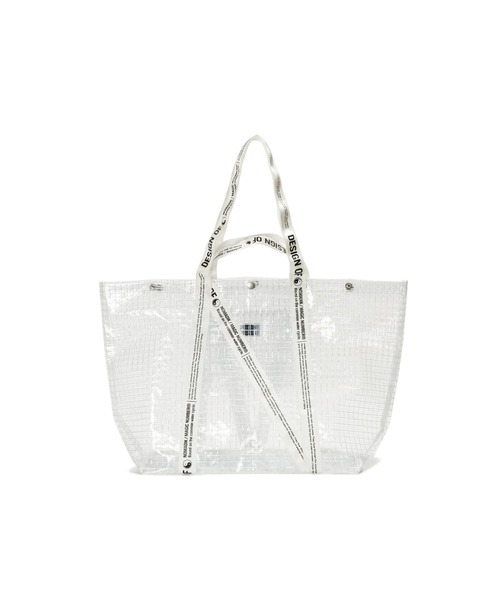 MAGIC NUMBER（マジック ナンバー）の「【MAGIC NUMBER】NOMADIK×MAGIC NUMBER CLEAR TOTE（トートバッグ・メンズ・ホワイト/ブルー・FREE）」の6枚目の写真