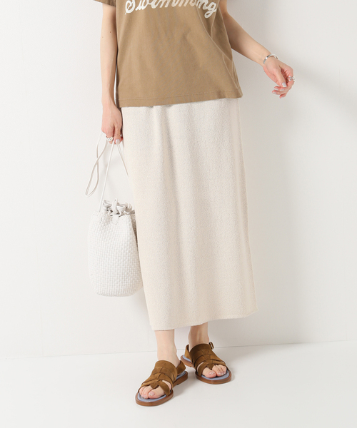 IENA コットンシルクスカート セール】maison シルクコットンサーキュラースカート