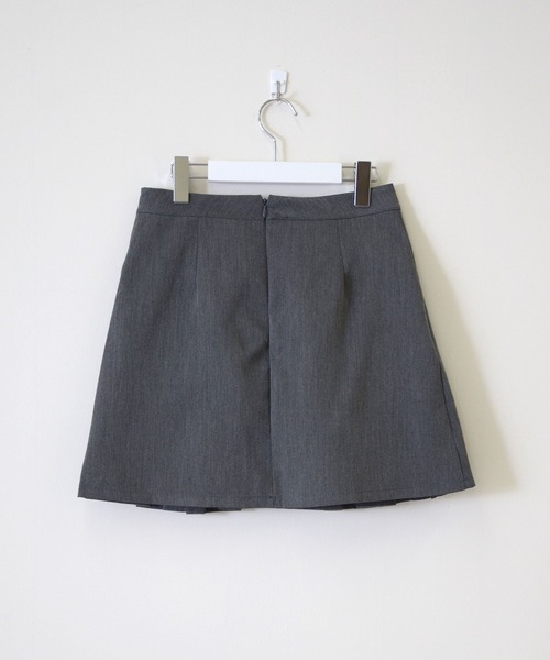 ibeul_（イベール）の「フラップ付きプリーツミニSK（スカート・レディース・ブラック/ブラウン/グレー・L/S/M）」の10枚目の写真