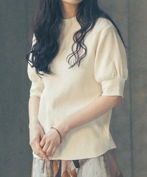 khakito | コットンハニカム パフスリーブTシャツ(Tシャツ/カットソー)